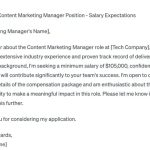Is my salary expectation reasonable for a Marketing Specialist role?