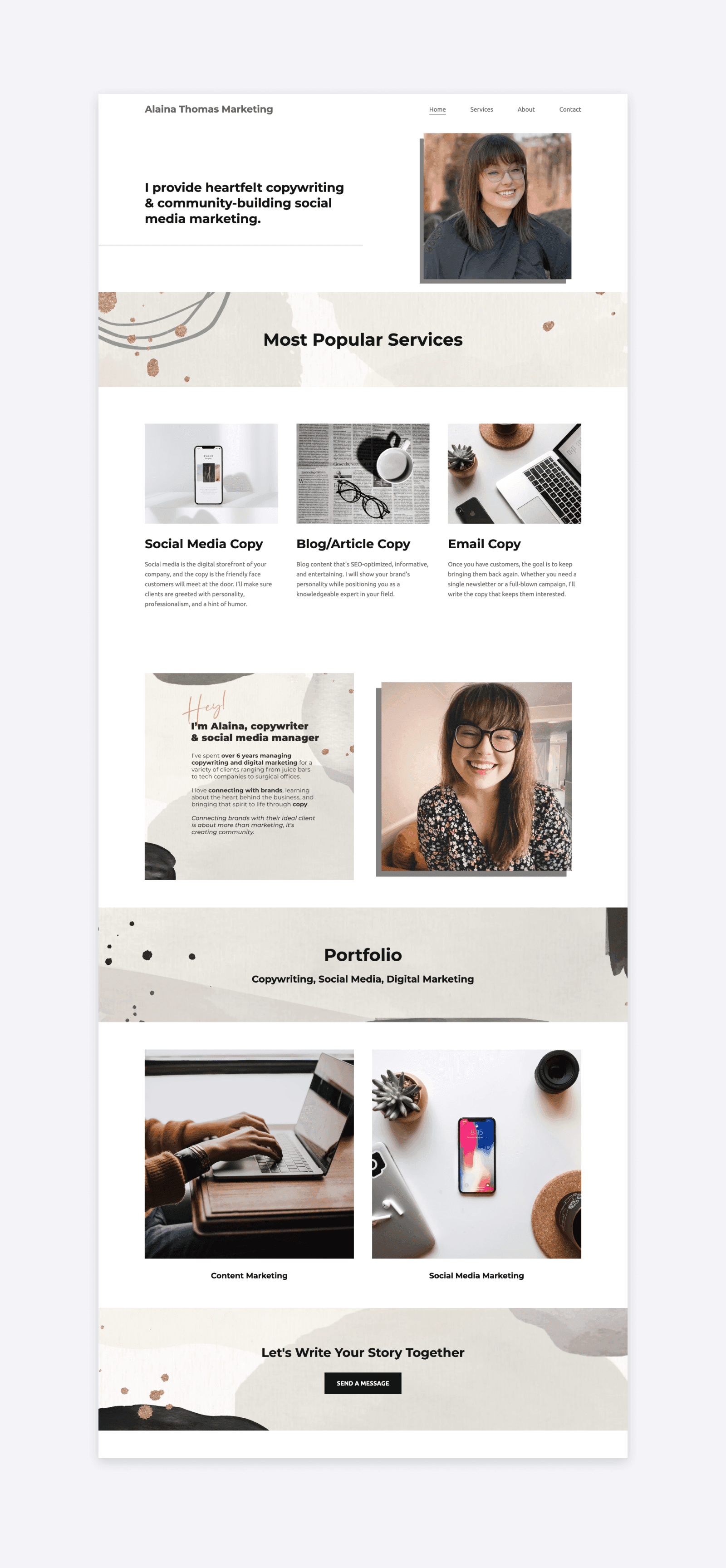 Online Marketing Portfolio Examples